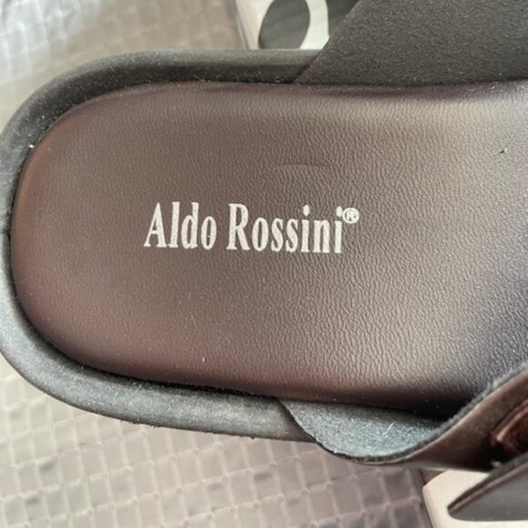 Aldo Rossini sandals size 9 new with box/ brown main image 4